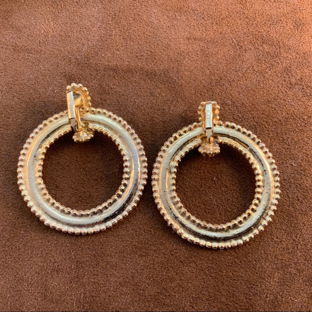 “Kenneth Jay Lane” Rhinestone Statement Earrings - image 5